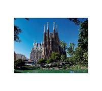 Sagrada Família,Puzzle 1000 Pièces en Bois Divertissement Puzzles Jouets Très Difficile Adulte Et Adolescent Casual Jigsaw Puzzle Puzzle(75x50cm)-AS76