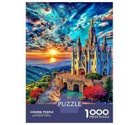 Sagrada Familia Puzzle 1000 Pièces pour Adultes Et Enfants Difficile DIY Jigsaw Puzzle Casse-tête De Jeu Familial Jouets De Défi 52x38cm/1000pcs