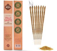 Sagrada Madre, Encens artisanal Palo Santo avec résine d'encens, idéal pour la méditation et la pleine conscience, 8 bâtonnets