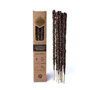 SAGRADA MADRE - Encens en bâton - Bâtons 100 % naturels - env. 8 bâtons par paquet (citronnelle, orange et poteau SANTO X2)