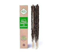 SAGRADA MADRE - Encens en bâton - Bâtons 100 % naturels - env. 8 bâtons par paquet (PALO SANTO E ROSMARINO X3)