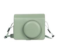 Sagreeny Étui de protection compatible avec les accessoires d'appareil photo instantané Fujifilm Instax Wide 400, sac en cuir synthétique avec bandoulière réglable et coque avant amovible, rangement