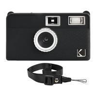 Sagreeny Étui de protection en silicone pour appareil photo Kodak EKTAR H35 demi-format avec sangle de transport, Noir , Accessoire pour appareil photo instantané