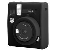 Sagreeny Étui de protection pour appareil photo compatible avec Fujifilm Instax Mini 40, étui de protection en silicone sur mesure, compact et léger pour le rangement et le transport., Noir , Housse