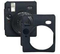 Sagreeny Étui de protection pour appareil photo instantané Fujifilm Instax Mini 99, étui en silicone souple, rangement compact, installation facile, idéal pour les photographes, Noir , 4×3×2 inch