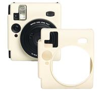 Sagreeny Étui de protection pour appareil photo instantané Fujifilm Instax Mini 99, étui en silicone souple, rangement compact, installation facile, idéal pour les photographes, beige, 4×3×2 inch