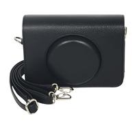 Sagreeny Étui de protection pour appareil photo Kodak C210R Mini Shot 2 Retro 2 en 1, sac en cuir synthétique avec bandoulière réglable, idéal pour les photographes, Noir , 4×3×2 inch, housse de