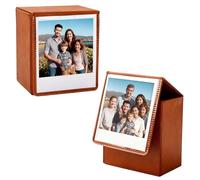 Sagreeny Étui photo de qualité supérieure pour film large compatible avec Fujifilm Instax Wide 400/300/210Wide EVO Polaroid 600/I-Type/OneStep2, support photo pour photos de 3,5 x 4,25, boîte de