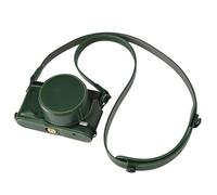 Sagreeny Kit d'étui pour appareil photo Leica D-LUX8 fabriqué à la main en cuir véritable avec capuchon d'objectif avant, bandoulière, ouverture inférieure pour accès à la batterie et à la carte SD