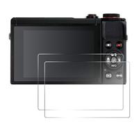Sagreeny Lot de 2 films de protection d'écran en verre trempé pour Canon G7X Mark III Powershot V1 - Dureté 9H - Accessoires pour appareil photo numérique - Anti-rayures et anti-traces de doigts