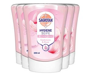 Sagrotan No-Touch Recharge pour distributeur automatique de savon - 5 x 250 ml savon manuel dans un pack pratique
