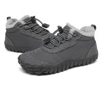 SAGUARO Bottines de Neige Enfant Antidérapantes Doublure Chaude Chaussures Montantes Chausson Chaussures Hiver Bottes,35 EU
