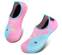 SAGUARO Chaussure Aquatiques Plage Séchage Rapide Chaussettes de Plongée Indoor Socke Garçon Fille pour Plage Surf Piscine Pool Yoga Sport Aquatique,Lavender Rose 32/33 EU