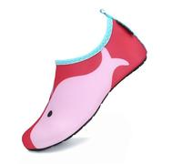 SAGUARO Chaussure de Plage Enfant Chaussures d'eau Aquatiques Antidérapantes pour Fille Garçon Chausson de Plage pour Piscine Plongée Natation Rouge,GR.22/23