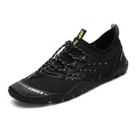 SAGUARO Chaussure d'eau Homme Femme Chaussures Aquatiques Respirant Séchage Rapide Chaussures de Plage, Fashion Noir 45