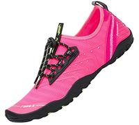 SAGUARO Chaussures Aquatiques Femme Séchage Rapide Chaussure de Plage Antidérapante Chaussure d'eau Chausson pour Sport Aquatique Baignade Surf Kayak, Brink Pink GR.41