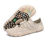SAGUARO Chaussures Aquatiques Femmes Hommes Séchage Rapide Barefoot Chaussure de Plage deau pour Mer Piscine Surf Nautiques Riviere Baignade Kaki Amande,GR.37
