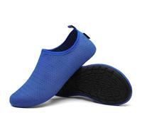 SAGUARO Chaussures Aquatiques Homme Chaussures d'eau Femme Chaussure de Plage Séchage Rapide Chaussures Plongée pour Mer Nautiques Baignade Riviere Bleu GR. 42/43 EU