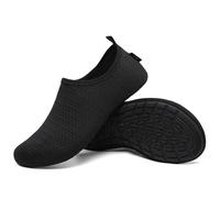 SAGUARO Chaussures Aquatiques Homme Chaussures d'eau Femme Chaussure de Plage Séchage Rapide Chaussures Plongée pour Mer Nautiques Baignade Riviere Noir Riche GR. 44/45 EU