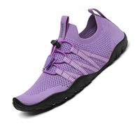 SAGUARO Chaussures Aquatiques Homme Femme Chaussons de Plage Respirant Chaussures d'eau Léger Chaussures de Yoga Natation Plongée Surf Piscine, Violet Iris, 38 EU
