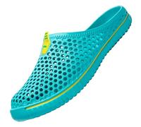 SAGUARO Chaussures de Jardin Homme Femme Chausson Douce Anti-Slip Pantoufle Extérieur Intérieur Chaussons 44EU Bleu