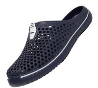 SAGUARO Chaussures de Jardin Homme Femme Chausson Douce Anti-Slip Pantoufle Extérieur Intérieur Chaussons 40EU Marine