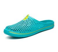 SAGUARO Chaussures de Jardin Hommes Chausson Douce Anti-Slip Pantoufle Extérieur Intérieur Chaussons Femmes Bleu 41