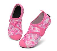 SAGUARO Chaussures de Plage Filles Garçon Été Chaussures d'eau Séchage Rapide Respirant Enfants Chaussures pour Sports Natation Rouge 28/29 EU