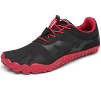 SAGUARO Chaussures de Trail Homme Femme Chaussures Minimalistes Légère Flexible Chaussures Aquatiques Souple Confortable Barefoot Shoes pour Running Gym Training Fitness, Rubis Rouge 43 EU