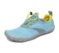SAGUARO Chaussures de Trail Homme Femme Chaussures Minimalistes Légère Flexible Chaussures Aquatiques Souple Confortable Barefoot Shoes pour Running Gym Training Fitness, Bleu Ciel 39 EU