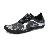SAGUARO Chaussures de Trail Homme Femme Été Chaussures de Course Respirant Antidérapant Chaussures Barefoot Minimalistes pour Extérieur Sport Blanc 38 EU