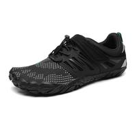 SAGUARO Chaussures de Trail Homme Femme Été Chaussures de Course Respirant Antidérapant Chaussures Barefoot Minimalistes pour Extérieur Sport Noirprofond 46 EU