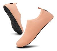 SAGUARO Chaussures d'eau Unisexe Séchage Rapide Mesh Respirant Chaussures Sport Aquatique Intérieur Extérieur, Orange 38/39