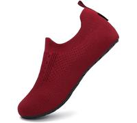 SAGUARO Chaussures d'eau Unisexe Séchage Rapide Mesh Respirant Chaussures Sport Aquatique Intérieur Extérieur, Nuotare Rosso 46/47