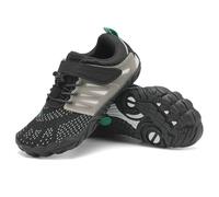 SAGUARO Chaussures Minimaliste Enfant Barefoot Shoes Garçons Chaussures Pieds Nus Filles Antidérapantes Barefoot Chaussure de Trail Aquatique Plage Randonnée pour Semelle Zero Drop noir clair EU GR.27