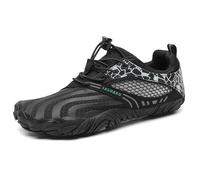 SAGUARO Enfant Barefoot Shoes Garçon Fille Chaussures Enfant Minimalistes Antidérapantes Chaussures de Sport Pieds Nus pour Trail Running Noir,GR.24