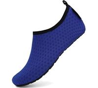 SAGUARO Enfant Chaussettes de Plongée Indoor Socke Surf Pool Yoga Chaussures de Plage Pieds Nus Chaussures Aquatiques séchage Rapide pour Garçon Fille,Mesh Bleu 28/29 EU