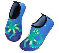 SAGUARO Enfant Chaussettes de Plongée Indoor Socke Surf Pool Yoga Chaussures de Plage Pieds Nus Chaussures Aquatiques séchage Rapide pour Garçon Fille,France Bleu 22/23 EU