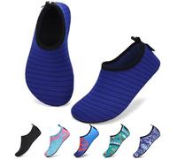 SAGUARO Enfant Chaussures Aquatiques Fille Garçon Chaussons de Plongée Chaussettes d'eau pour Nautiques Piscine et Plage Natation Surf Mer Rivière Voile, Bleu Amiral, 30/31 EU