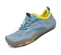 SAGUARO Enfants Chaussures de Trail Chaussures Minimalistes pour Garçons et Filles Respirant Antidérapant Barefoot Chaussures de Sport Running Extérieur Turquoise 24 EU