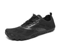 SAGUARO Femme Barefoot Homme Chaussure Minimaliste Légère Chaussure de Randonnée Outdoor & Indoor Fitness Barefoot Shoes avec Large Boîte à Orteils Vantablack,GR.36