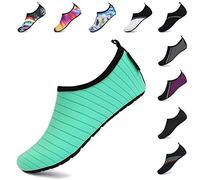 SAGUARO Homme Chaussures de Plage Femme Chaussures d'eau Unisexe Chaussures Aquatiques Séchage Rapide Respirant pour Extérieur Sport Cyan 42/43 EU