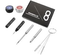 SAGUD Kit de réparation pour aérographes et outils de nettoyage et d'entretien professionnels pour aérographes.