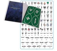 SAGUDIO Lot de 100 pochoirs aérographe réutilisables pour les filles et les garçons