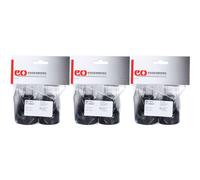 Sahag Embouts pour béquilles 16 mm avec insert métallique noir 3x1 pc(s)