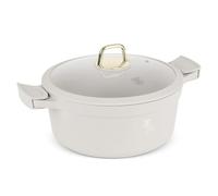 BerlingerHaus Casserole Sahara 28 cm 6,6 l – Couvercle verre, revêtement titane, induction