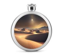 Sahara Desert Flasques pour liqueur, bouteille en acier inoxydable, étanche, portable, pour extérieur, camping, voyage, cadeau de 140 ml