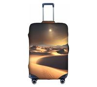 Sahara Desert Housse de protection anti-rayures pour valise, 45,7 à 81,3 cm, convient pour les voyages, les voyages d'affaires, blanc, M