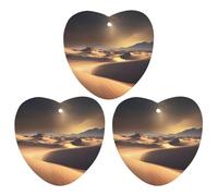 Sahara Desert Lot de 3 désodorisants à suspendre pour voiture, maison, bureau Blanc