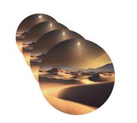 Sahara Desert Lot de 4 cartes parfumées à suspendre pour armoire, salle de bain, voiture, aromathérapie, rétroviseur, suspension longue durée